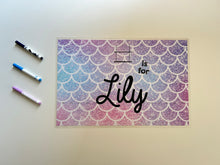 Load image into Gallery viewer, My Little Mermaid Placemat