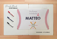 Load image into Gallery viewer, My Little Baseball Placemat