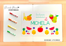 Load image into Gallery viewer, My Little Tutti-Frutti Placemat