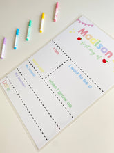 Load image into Gallery viewer, My Little School Board - White Background