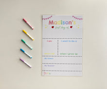 Load image into Gallery viewer, My Little School Board - White Background