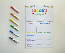 Load image into Gallery viewer, My Little School Board - White Background