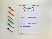 Load image into Gallery viewer, My Little School Board - White Background