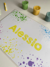 Load image into Gallery viewer, My Little Art Splash Placemat