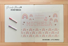 Load image into Gallery viewer, My Little Boho Rainbow Placemat
