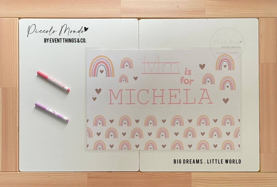 My Little Boho Rainbow Placemat