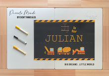 Load image into Gallery viewer, My Little Construction Placemat
