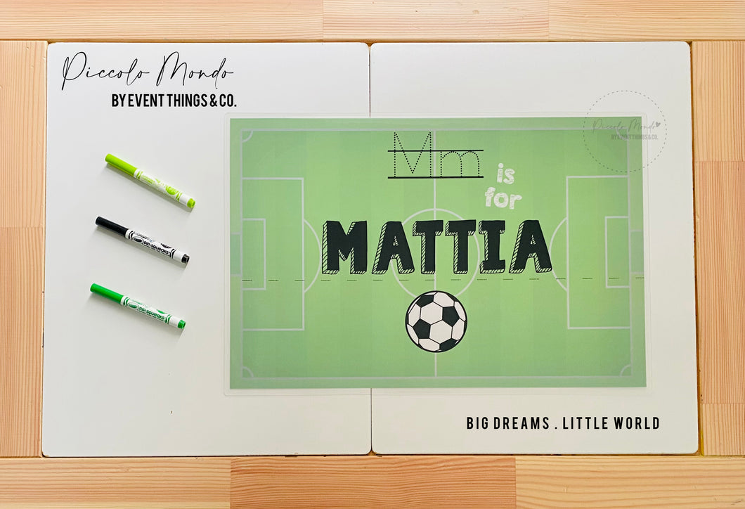 My Little Soccer Placemat