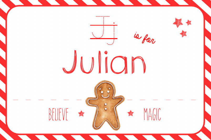 My Little Gingerbread Placemat