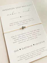 Load image into Gallery viewer, Intention Wish Bracelet
